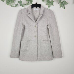 Amina Rubinacci Italy Women's 42 Small Wool Cashmere Cardigan Sweater Pockets